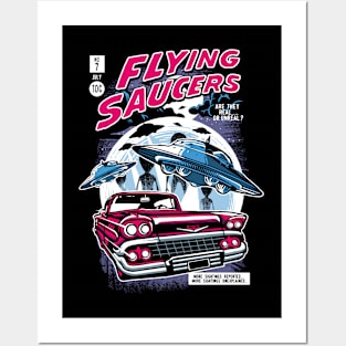 Flying Saucers Posters and Art